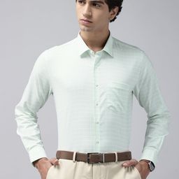 Van Heusen Slim Fit Horizontal Striped Formal Shirt-picture-49