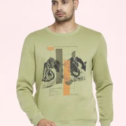 Urban Ranger By Pantaloons Green Regular Fit Printed Sweatshirt-picture-17