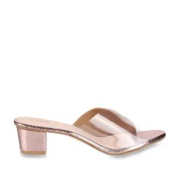 Mochi Women's Rose Gold Casual Sandals-image-83