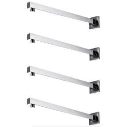 GENERIC 228.6 mm(9 Inch) Stainless Steel Silver Wall Mount Overhead Shower Arm, FG3250 (Pack of 4)-image-11