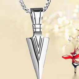 RV Jewels Unisex Stainless Steel Silver-Plated Contemporary Pendant-image-61