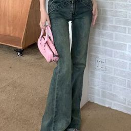 StyleCast Women Wide Leg High-Rise Light Fade Jeans-image-82