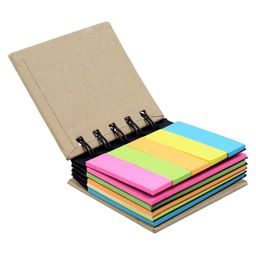 kunya Spiral Sticky Note Pad Pocket Size Multicolour - 150 Sheets-1