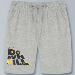 Kiddopanti Down Hill Knit Shorts - Grey Melange-image-99