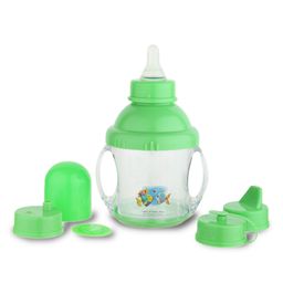 Chinmay Kids Soft Straw Sipper with Twin Handle Anti Spill Sippy Cup for Baby Juice BPA Free Green - 200 ml-14