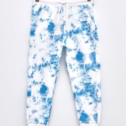 LC Waikiki Cotton Polyester Tie Dye Effect Joggers Sweatpant - Blue-image-38