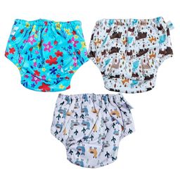 Chinmay Kids Baby Panty Boys and Girls Reusable Washable Waterproof Printed Panty Pack of 3-image-77