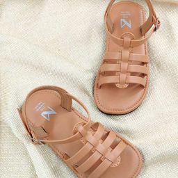 The Madras Trunk Glossy Finished  Sandals - Tan-image-91