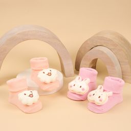 Kicks & Crawl Pack Of 2Cutey Cloud Socks - Pink-image-34