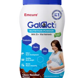 Galact Plus Nutrition Powder Pregnancy EssentialSupplement with Choco Hazelnut Flavour - 400 g-image-6