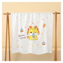 SYGA Baby Blanket Ultra Soft Little Lion Design, Cozy Cotton Blanket for Newborn Infant Toddler, Crib & Stroller - Multicolor-picture-15