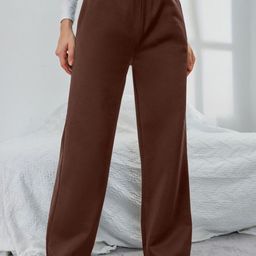 ADDICTED ATTIRE Women Original Loose Fit Easy Wash Pleated winter Joggers Trousers-image-26