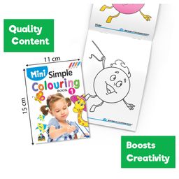 pinwheel books Mini Colouring Books, 0 Level, First, Mermaid, Unicorn & more, Set of 32 Books - English image 3