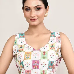 Manu Designer Embroidered Saree Blouse-picture-16