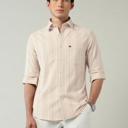 AD By Arvind Men Slim Fit Striped Casual Shirt-picture-40