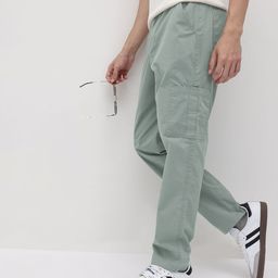 The Roadster Life Co. Men Cargo Style Trousers-image-64