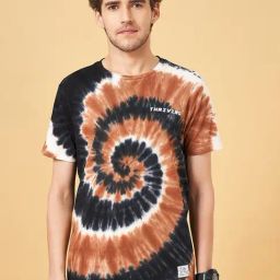 People By Pantaloons Leather Brown Slim Fit Printed T-Shirt-image-53