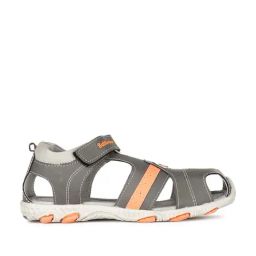 Bubblegummers by Bata Kids Grey & Orange Floater Sandals-image-68