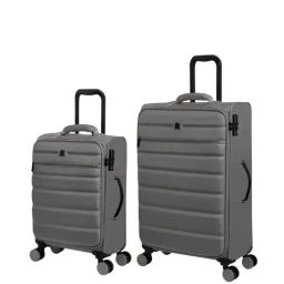 it luggage Census Grey Combo-Medium & Cabin 28 & 20 inches Soft Case Luggage Trolley with TSA Lock-image-14
