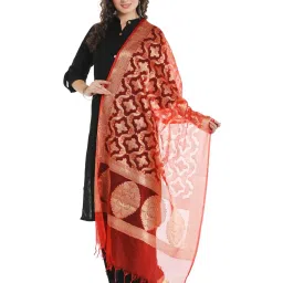 Dupatta Bazaar Red & Gold Dupatta image 2