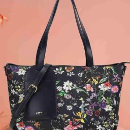 Metro Black Floral Extra Large Tote Bag-image-51