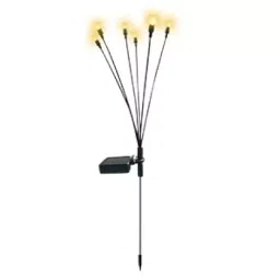 GIGAWATTS Solar Fire Fly Light Starburst Swaying Decorative Lamp for Home & Lawn, GW-SYHC-001-01-22