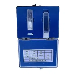 WKM 3.5 ml Volume 10 ml Path Length Optical Glass Cuvettes KTBR322 (Set of 2 Pcs)-2