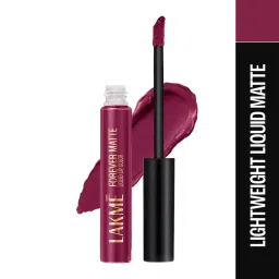 Lakme Forever Matte Liquid Lip Color Red Wine - 5.6 ml image 1