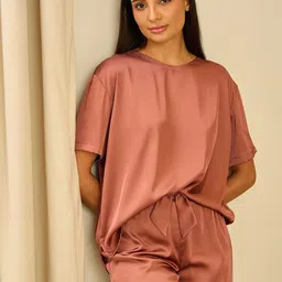 Sweet Dreams Women Round Neck Night suit-image-92
