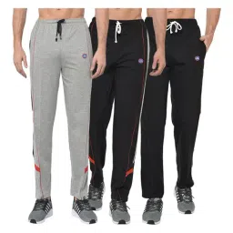 Vimal Jonney Multicolor Cotton Trackpants - Pack of 3-picture-26