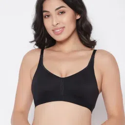 Clovia Black Non Wired Non Padded Full Coverage Bra-21