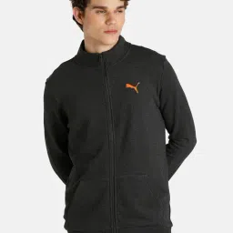 Puma Grey High Neck Sweatshirt-image-81