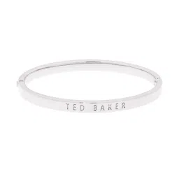 Ted Baker Silver Tone Clemina Hinged Metallic Bangle-36