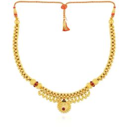 Malabar Gold and Diamonds 22k Gold Necklace for Women-picture-9