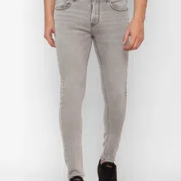 Spykar Grey Cotton Slim Fit Jeans-picture-48