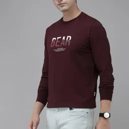The Bear House Maroon Printed Sweatshirt-picture-33