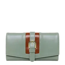 Esbeda Green Solid Wallet for Women-28