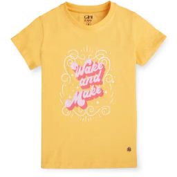 Gini & Jony Kids Yellow Printed Top-image-81