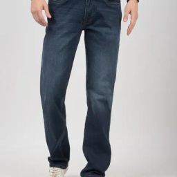 Numero Uno Dark Blue Regular Fit Jeans-image-62