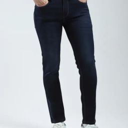Monte Carlo Navy Blue Regular Fit Jeans-picture-2