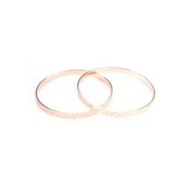 Priyaasi Rose Gold Round Bangle - Set of 2 image 3
