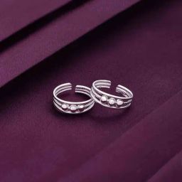 Kai Jewel Sterling Silver Trendy Tails Silver Toe Ring-image-56