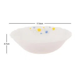 Cello White Opalware Snack Bowl (0.42 L) - Set of 4 image 3