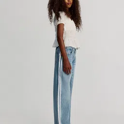 H&M Smocked Cotton Blouse-picture-16