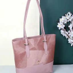 Metro Purple Textured Medium Tote Bag-image-72