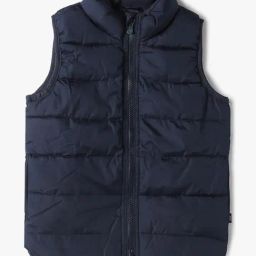 GAP Boys Navy Blue Polyester Solid Jacket-image-9