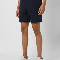 Van Heusen Flex Navy Regular Fit Shorts image 3