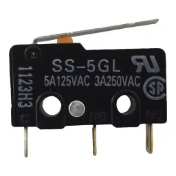 OMRON ELECTRONIC COMPONENTS MICROSWITCH, SPST, 5A, 125VAC, 50GF, SS-5GL-F-3-44