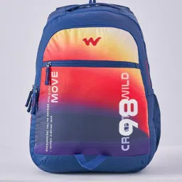 Wildcraft Navy Atlas 35 Plus Printed Medium Backpack image 1