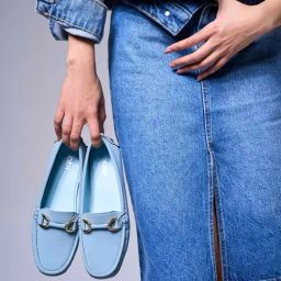 ID Women's Sky Blue Casual Loafers-picture-35